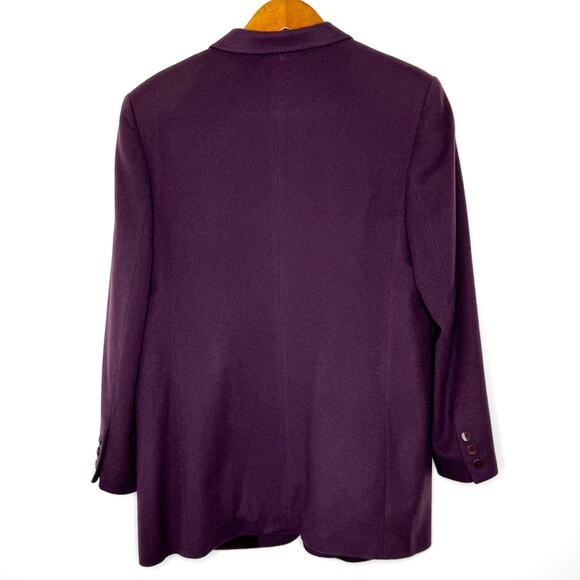 Louis Dell'Olio purple cashmere blazer - Picture 2 of 16